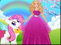 Juego Barbie and Pony Dressup