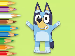 Juego Coloring Book: Happy Bluey