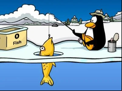 Juego Club Penguin: Ice Fishing