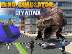 Juego Dino Simulator City Attack