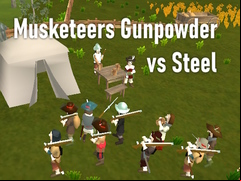 Juego Musketeers Gunpowder vs Steel