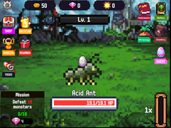 Juego RPG Idle Clicker
