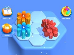 Juego Flower Hexa Puzzle