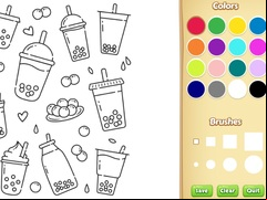 Juego Cute Boba Coloring Book for Kids
